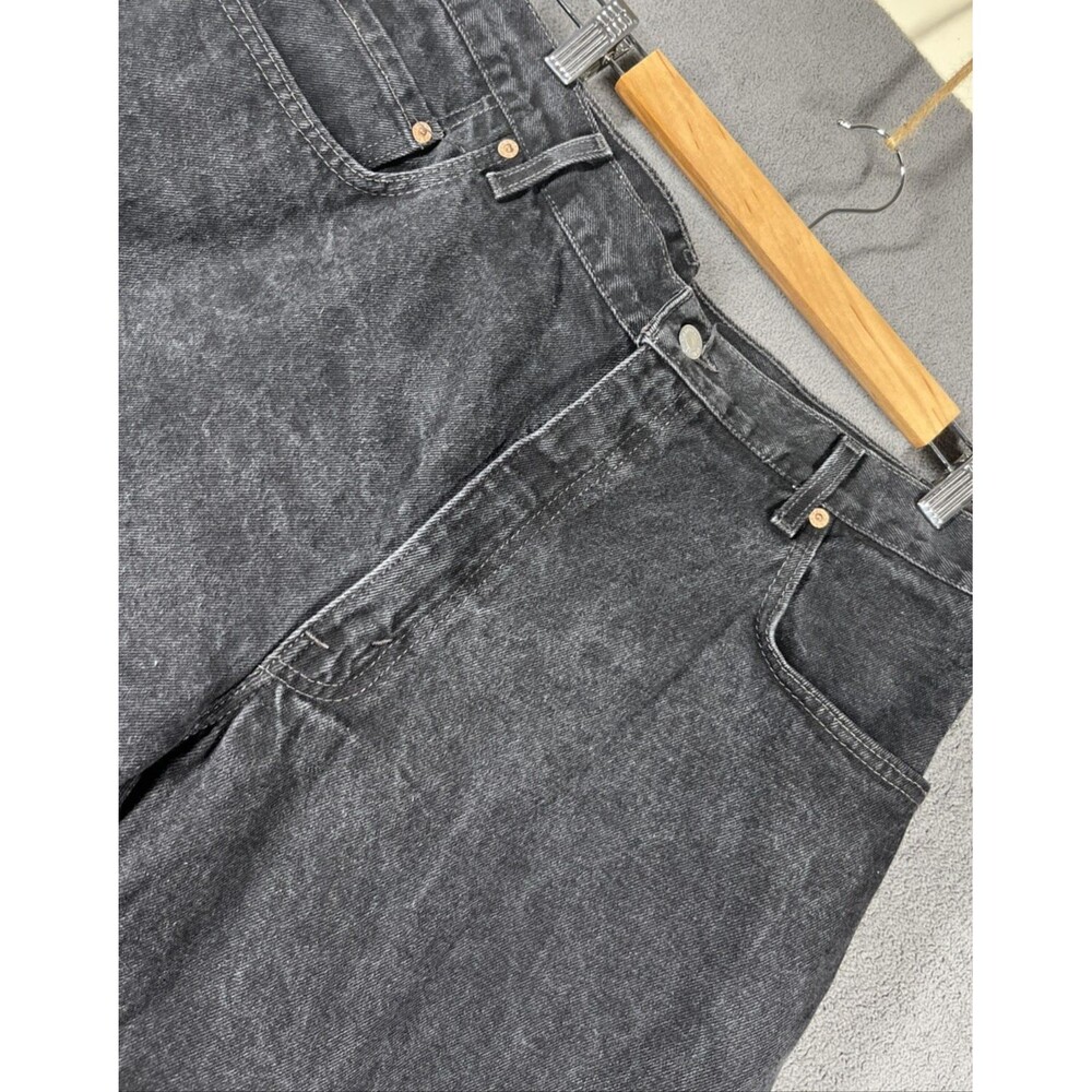 Levi's 560 Loose Fit Tapered Leg Jean Mens 38x30 Black Denim Vintage 90s